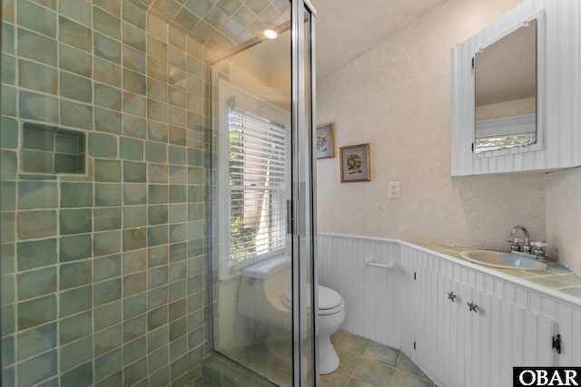 1148 Dunton Dr Lot 337, Corolla, NC 27927 - full bath with a healthy amount of sunlight, toilet, and a shower stall