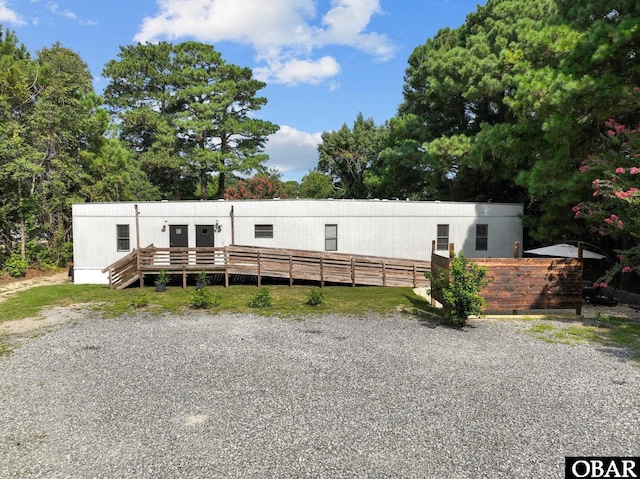 view of manufactured / mobile home