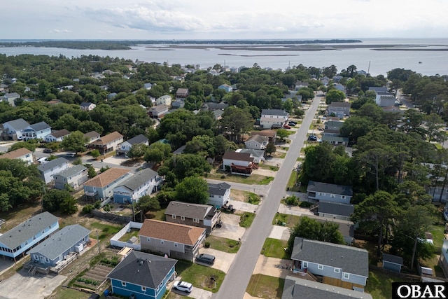 703 Suffolk St Lot 934, Kill Devil Hills, NC 27948 - aerial view of property and surrounding area featuring a large body of water and nearby suburban area