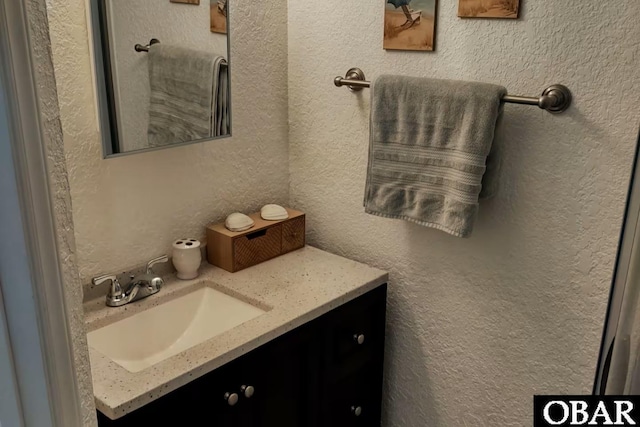 703 Suffolk St Lot 934, Kill Devil Hills, NC 27948 - bathroom featuring vanity and a textured wall
