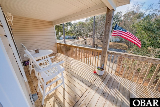 view of deck