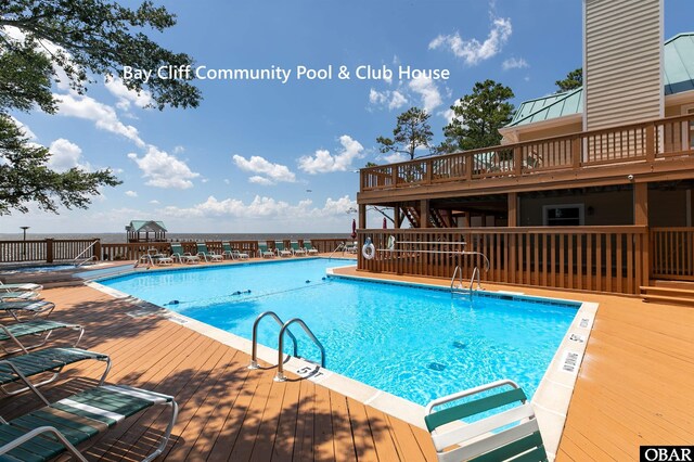 119 Baycliff Trl Lot 119, Kill Devil Hills, NC 27948 - community pool with a wooden deck