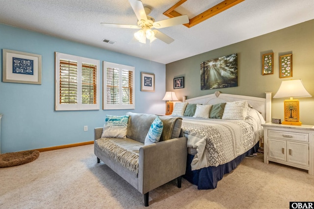 119 Baycliff Trl Lot 119, Kill Devil Hills, NC 27948 - bedroom featuring light colored carpet, a ceiling fan, and baseboards