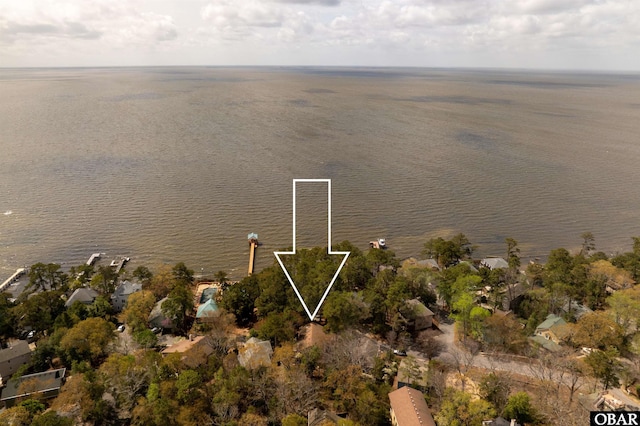 119 Baycliff Trl Lot 119, Kill Devil Hills, NC 27948 - aerial view of property and surrounding area with property parcel outlined