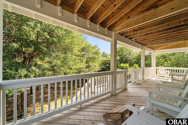 47206 Middle Ridge Trl Lot 64, Buxton, NC 27920 - view of wooden deck