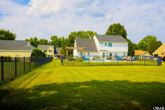 169 Green View Rd Lot # 273, Moyock, NC 27958 - view of yard with a pergola and a residential view
