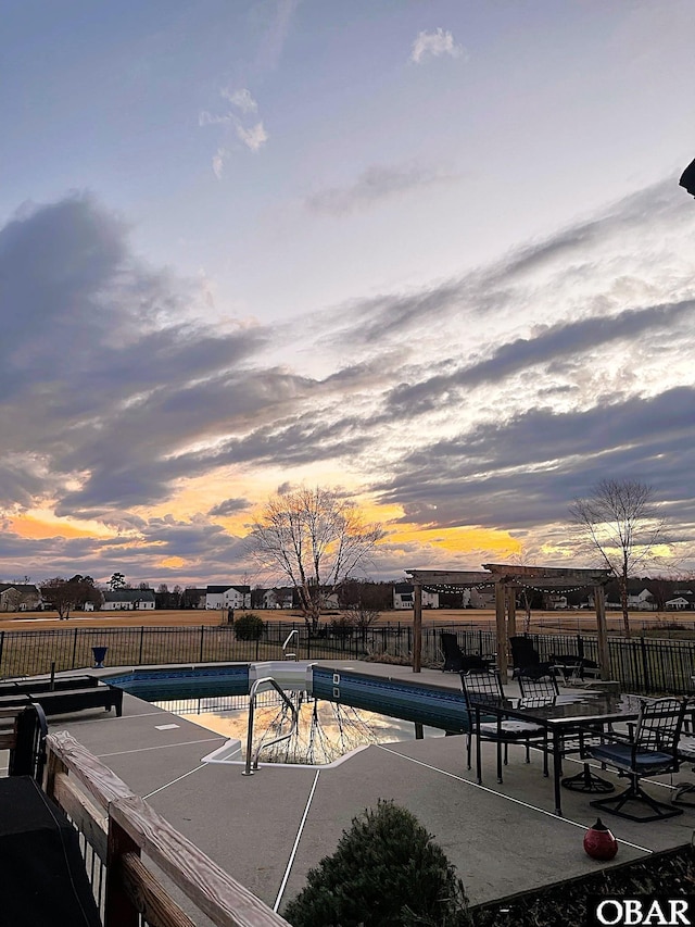 169 Green View Rd Lot # 273, Moyock, NC 27958 - view of pool with a pergola, a patio, and a fenced backyard