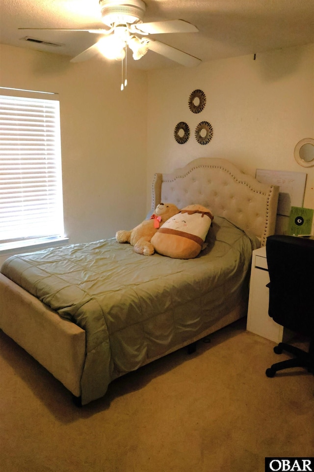 169 Green View Rd Lot # 273, Moyock, NC 27958 - bedroom with light carpet and a ceiling fan