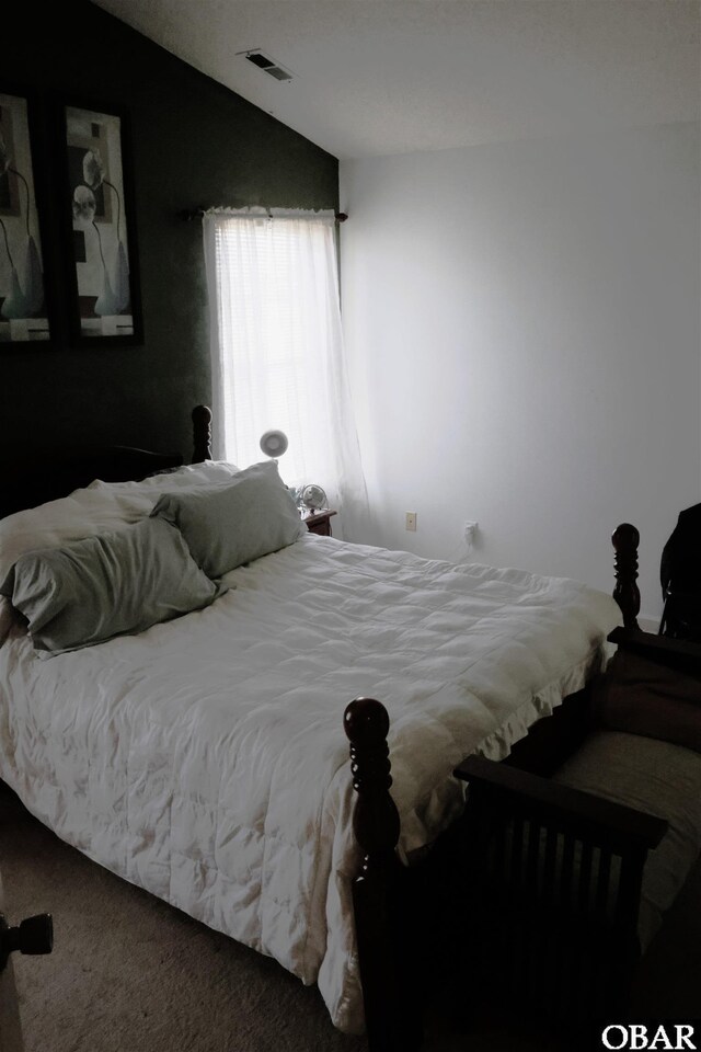 169 Green View Rd Lot # 273, Moyock, NC 27958 - carpeted bedroom featuring vaulted ceiling