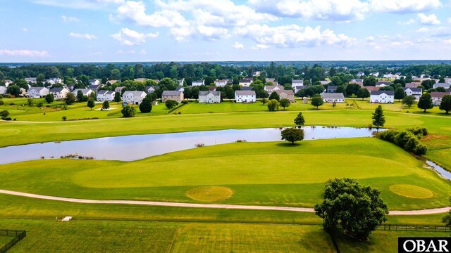 169 Green View Rd Lot # 273, Moyock, NC 27958 - aerial view of residential area featuring a large body of water and a golf club