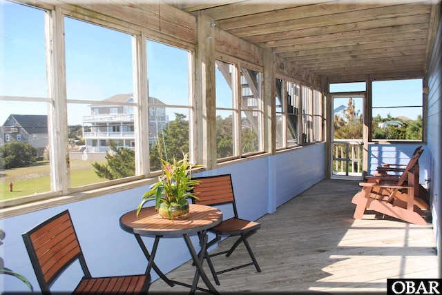 27211 Dory Rd Lot 22, Salvo, NC 27972 - sunroom featuring wood finished floors