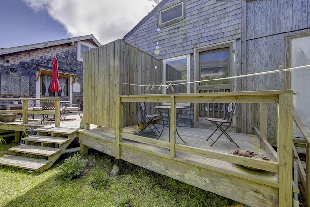 view of deck