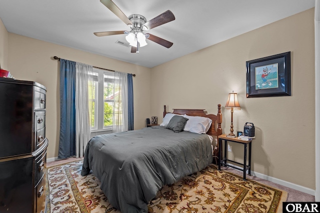 116 First Colony Ct Lot 4, Manteo, NC 27954 - bedroom featuring baseboards and ceiling fan