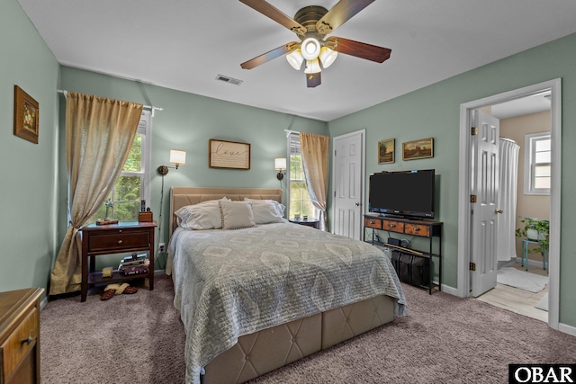 116 First Colony Ct Lot 4, Manteo, NC 27954 - carpeted bedroom featuring baseboards and ceiling fan