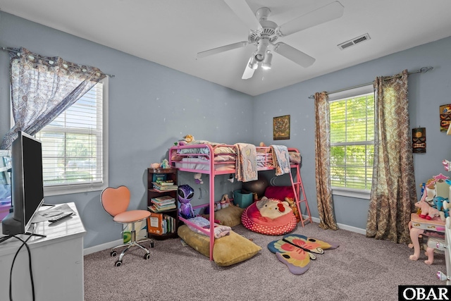 116 First Colony Ct Lot 4, Manteo, NC 27954 - carpeted bedroom with baseboards and ceiling fan