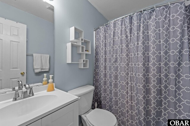 116 First Colony Ct Lot 4, Manteo, NC 27954 - bathroom featuring vanity and a shower with shower curtain