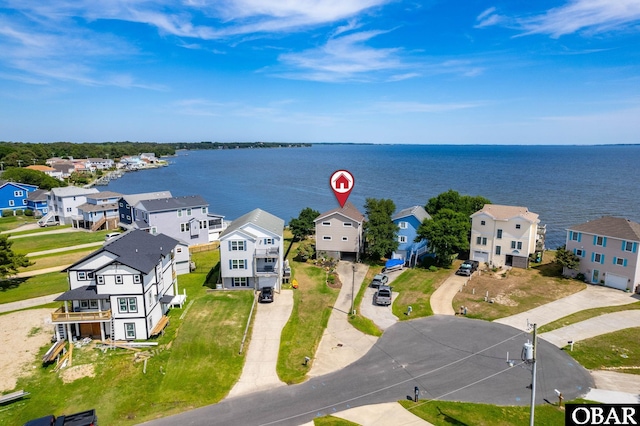 103 King Edward Ct Lot 13, Kill Devil Hills, NC 27948 - aerial view of residential area featuring a large body of water