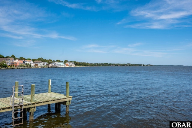103 King Edward Ct Lot 13, Kill Devil Hills, NC 27948 - dock area featuring a water view and a residential view