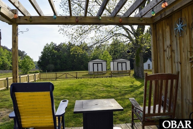 524 Aydlett Rd, Aydlett, NC 27916 - view of yard featuring a pergola