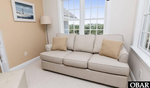 273 Whites Pt Lot 183, Corolla, NC 27927 - living area with baseboards and carpet floors