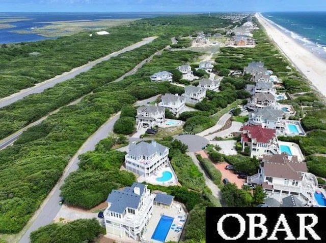 273 Whites Pt Lot 183, Corolla, NC 27927 - bird's eye view of a nearby body of water and a pool area