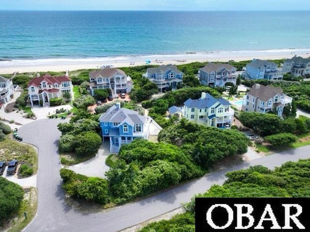 273 Whites Pt Lot 183, Corolla, NC 27927 - aerial view of waterfront with a beach