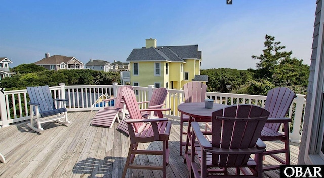 273 Whites Pt Lot 183, Corolla, NC 27927 - view of wooden terrace