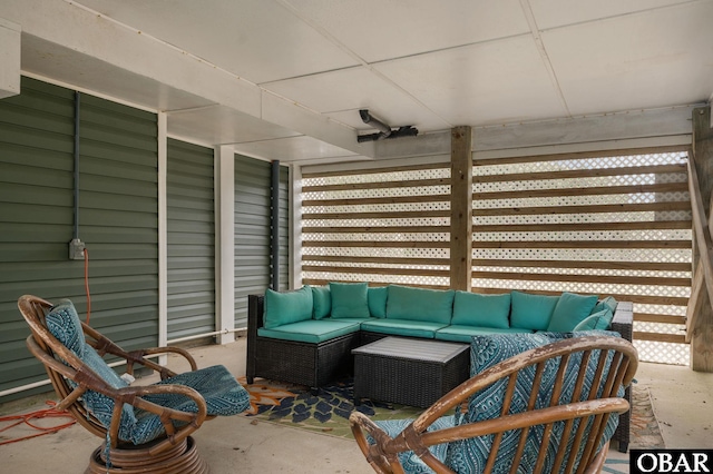 1045 Whalehead Dr Lot 27, Corolla, NC 27927 - view of patio / terrace with an outdoor hangout area