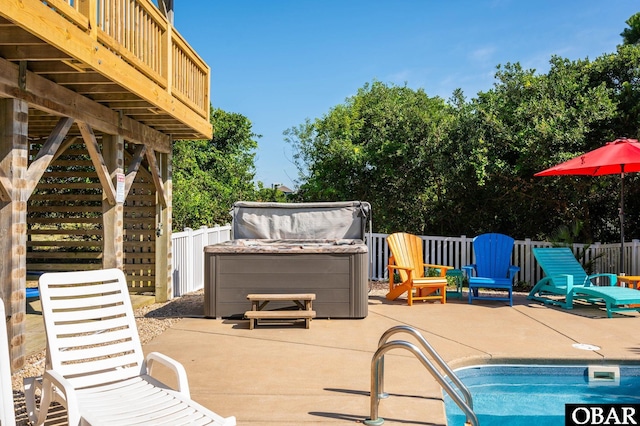 1045 Whalehead Dr Lot 27, Corolla, NC 27927 - view of swimming pool featuring a patio