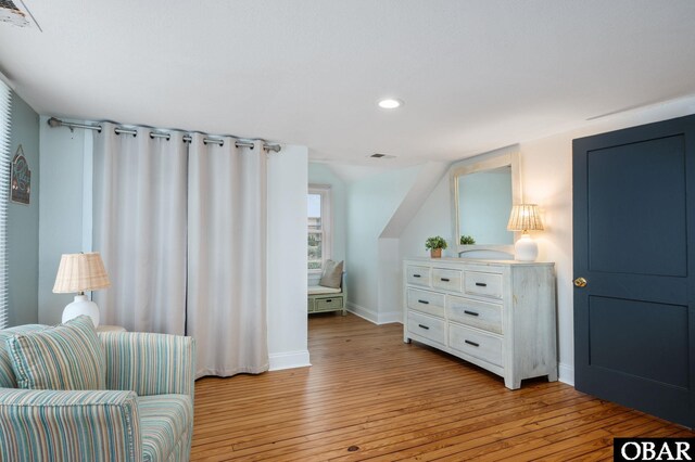 300 S Virginia Dare Trl Lot 1, Kill Devil Hills, NC 27948 - sitting room with light wood-style floors and recessed lighting