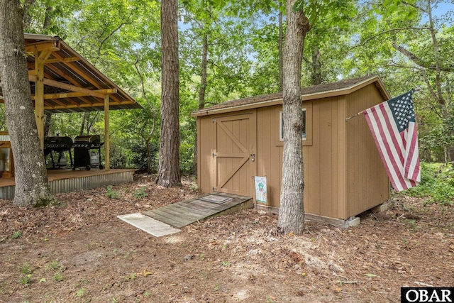 103 Nathan Dr Lot # 2, Grandy, NC 27939 - view of shed