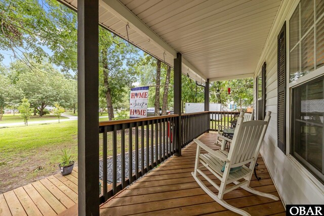 103 Nathan Dr Lot # 2, Grandy, NC 27939 - porch with a yard