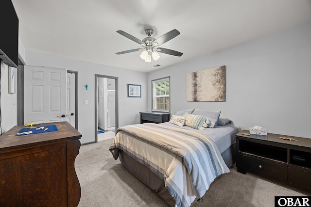103 Nathan Dr Lot # 2, Grandy, NC 27939 - bedroom featuring light carpet and ceiling fan