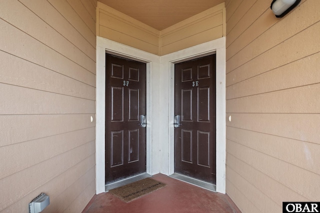view of entrance to property