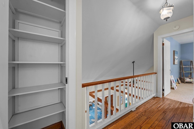 56 Ginguite Trl Lot 9, Southern Shores, NC 27949 - corridor featuring wood finished floors and an upstairs landing