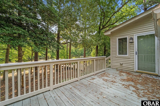 56 Ginguite Trl Lot 9, Southern Shores, NC 27949 - view of wooden terrace