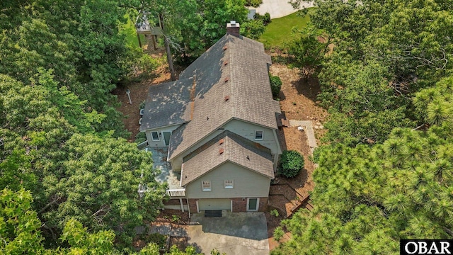 56 Ginguite Trl Lot 9, Southern Shores, NC 27949 - aerial view of property and surrounding area