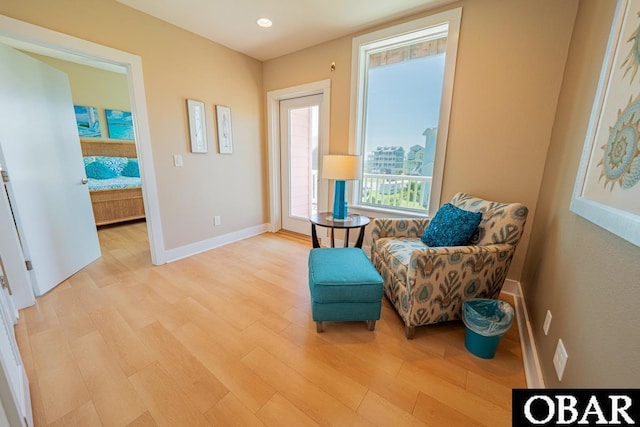 57233 Summerplace Dr Lot 26, Hatteras, NC 27943 - sitting room with light wood-style flooring and recessed lighting