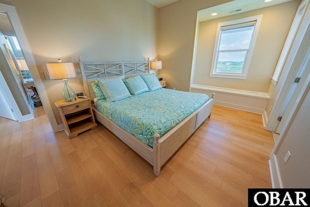 57233 Summerplace Dr Lot 26, Hatteras, NC 27943 - bedroom with light wood finished floors and recessed lighting