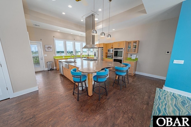 57233 Summerplace Dr Lot 26, Hatteras, NC 27943 - dining space with dark wood-type flooring and recessed lighting