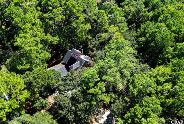 1218 Coral Ln Lot 4, Corolla, NC 27927 - aerial view of property and surrounding area with a forest