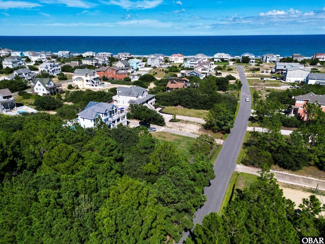 1218 Coral Ln Lot 4, Corolla, NC 27927 - aerial view of property and surrounding area featuring a nearby body of water