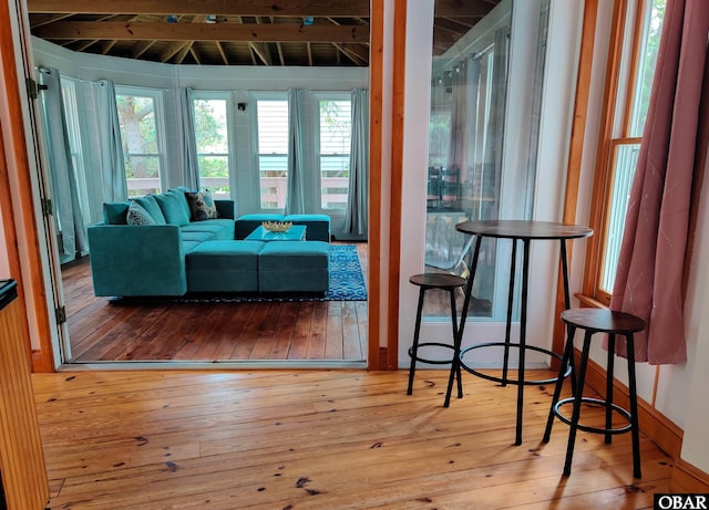 1218 Coral Ln Lot 4, Corolla, NC 27927 - living room with hardwood / wood-style floors