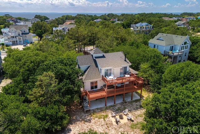 bird's eye view featuring a residential view