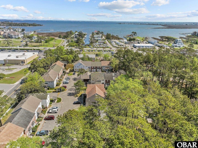 33 Croatan Ct Unit 33, Manteo, NC 27954 - drone / aerial view with a water view and a residential view