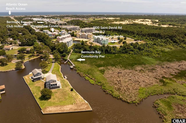1800 Saint David Rd Unit 104-D 2, Kill Devil Hills, NC 27948 - bird's eye view of a nearby body of water