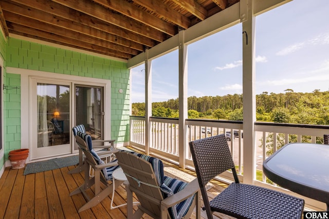 1800 Saint David Rd Unit 104-D 2, Kill Devil Hills, NC 27948 - wooden deck with a view of trees