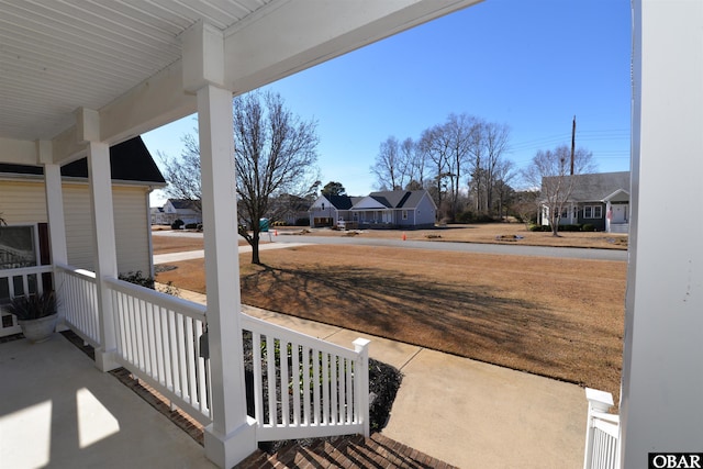 view of patio / terrace featuring a porch