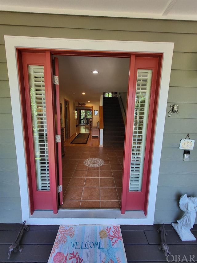 view of entrance to property