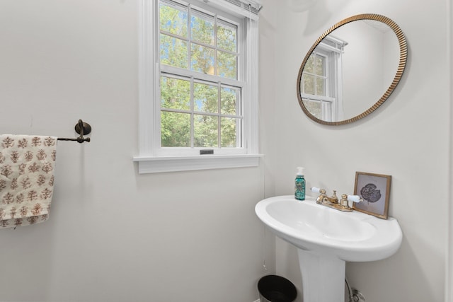 bathroom with a sink